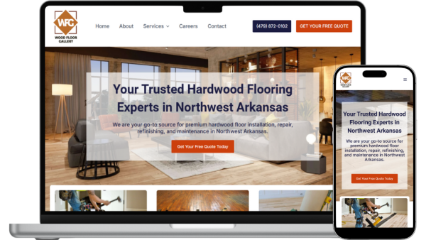 Lunar Tides Digital Agency has built the website for The Wood Floor Gallery